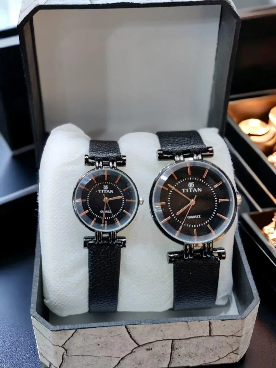 Titan Leather Couple Set