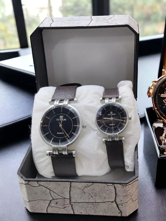 Titan Leather Couple Set