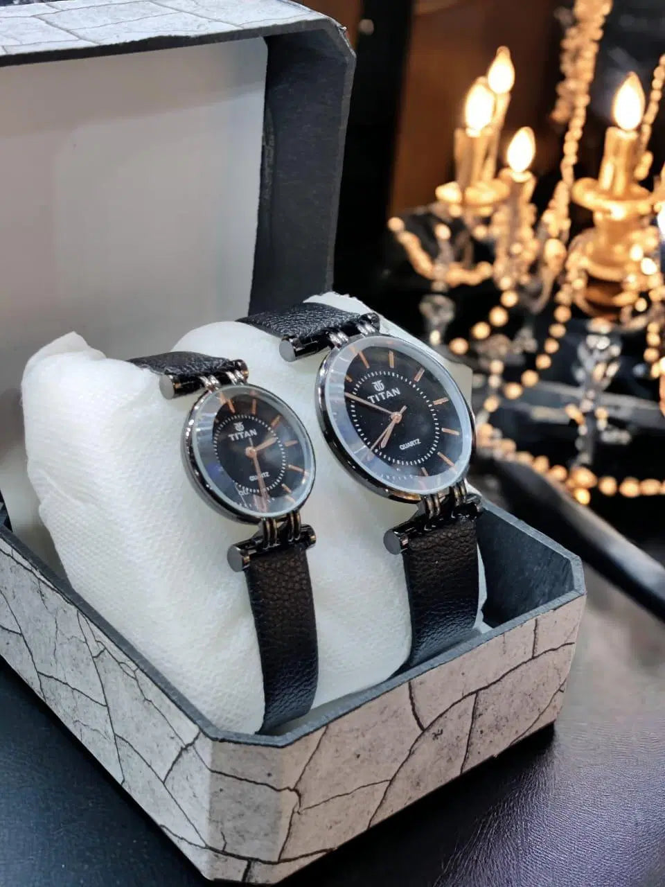 Titan Leather Couple Set