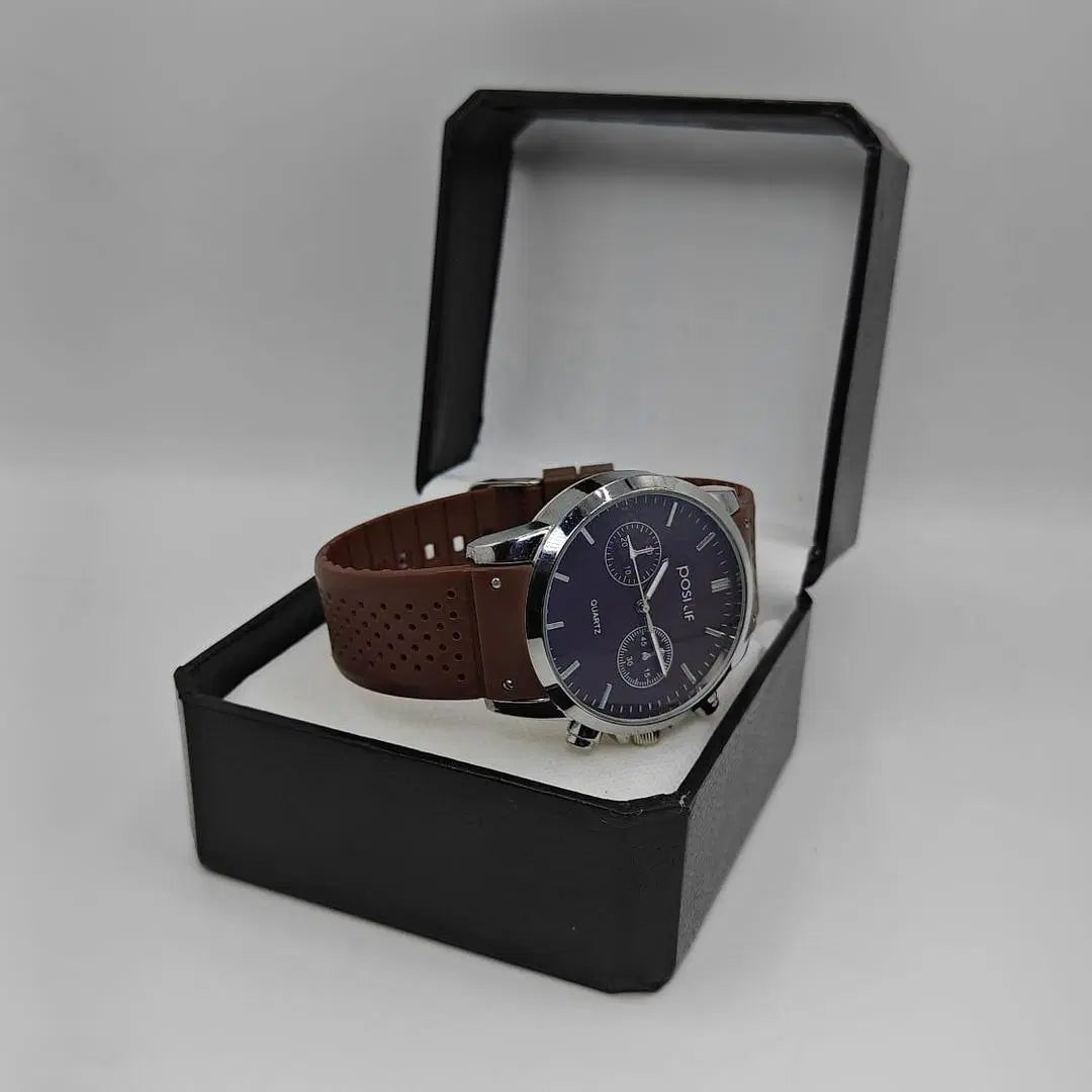 Positif Brown Leather Watch