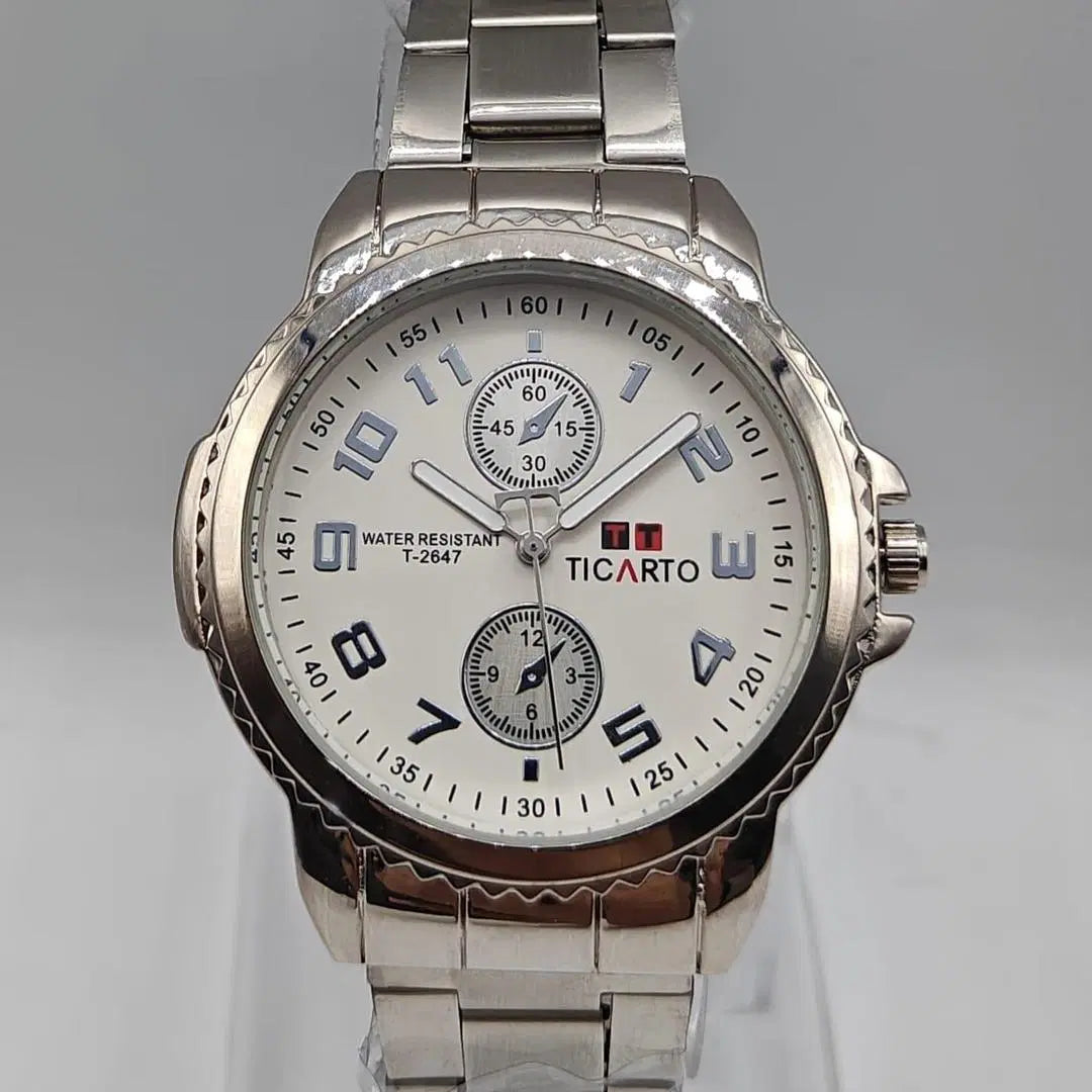 Ticarto Silver Steel Watch